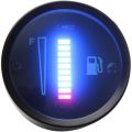 24V 2 Inch 52mm Universal Car Motorcycle Fuel Level Meter Gauge LED Light Display Fuel Tank Gauge Boat Truck RV. 
