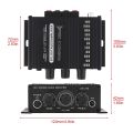Power Amplifier Audio Karaoke Home Theater Amplifier 2 Channel Class D Amplifier USB/SD AUX Input. 