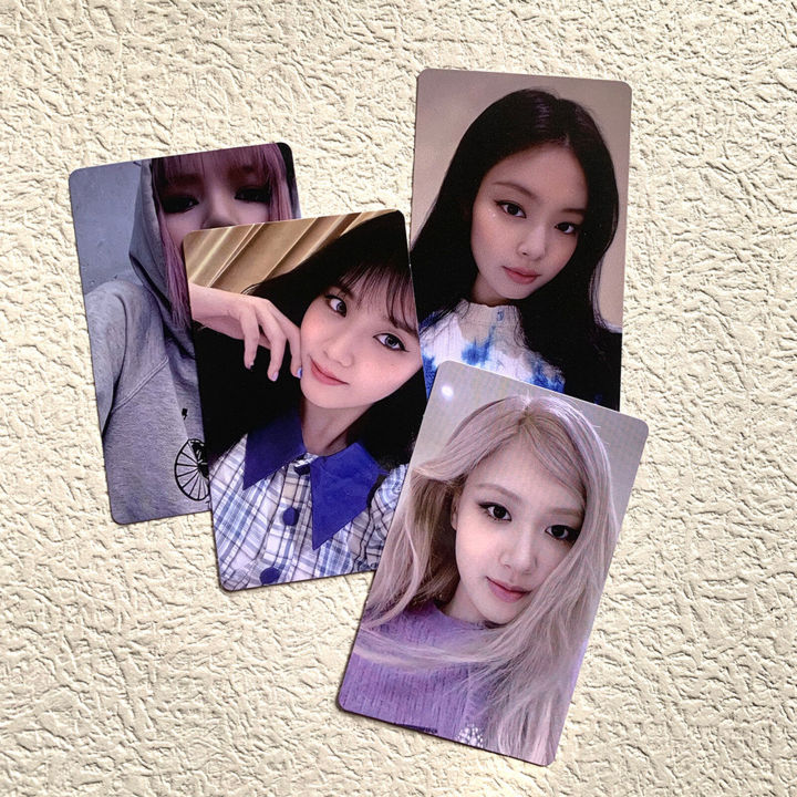 %E3%80%90BestGO%E3%80%914Pcs/Set%20Kpop%20BLACKPINK%20Photocard%20New%20Classical%20Album%20Membership%20Early%20Bird%20Lomo%20Cards%20Postcard%20Photocard%20For%20Fans%20Collection%20Gifts%20-%20Image%204