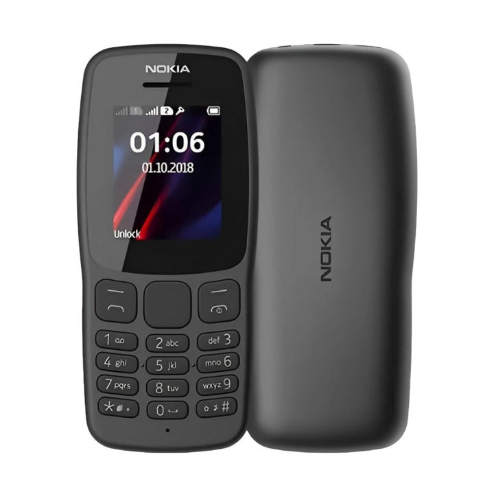 Nokia%20106%20Dual%20Sim%20%20With%20Warranty%20Feature%20Push%20button%20Phone%201.77"%20Display%20Battery%20Long%20Standby%20Flashlight%20Radio%20-%20Image%202