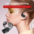 Believesinkinte OWS ear-hanging Wireless Bluetooth 5.3 Earbuds HIFI stereo binaural Hot Selling hanging ear Super Long Battery Life Open sports Earphones. 