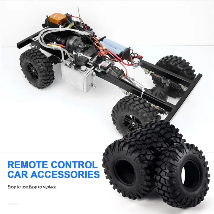 Duendhd – Lot De 4 Pneus 1.9 Pour RC Crawler 1/10 – 108x40 Mm, Mousse Incluse, Caoutchouc – Compatible TRX4, Axial SCX10