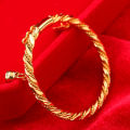 Baby Girl Boy Bangles Bracelet Gold Color Bells Pendant Children Jewelry Anklet Bangles Newborn Baby Cute Cuff Bracelets. 