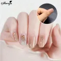 Monja 48pcs Double Sided Flase Nail Adhesive Glue Sticker Clear Jelly Flexible Sticky Tape For Fake Nail Tips DIY Manicure Tools. 