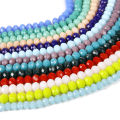 2/3/4/6/8/10mm Wholesale Faceted Crystal Glass Loose Spacer Beads For Diy Making Home decoration. 