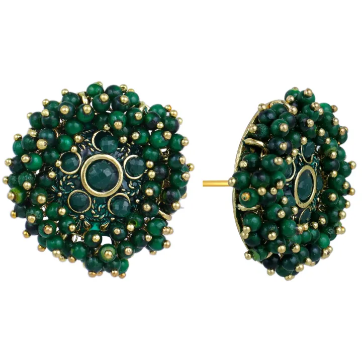 Green%20Colour%20Studd%20Earrings%20for%20Girls%20and%20Women%20Party%20Wear%20Tops%20Earrings%20-%20Image%204