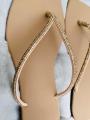 Ladies Plain Flat Sandals for Casual Wear-Ladies slippers. 