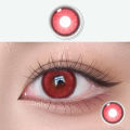 1 【HOT】 Mill CREEK Colored Contact Lenses Myopia With Diopters Halloween Enlarge Bright Power Cosmetic Red Annual Contact Lens Make Up. 