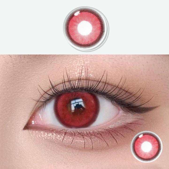 1%20%E3%80%90HOT%E3%80%91%20Mill%20CREEK%20Colored%20Contact%20Lenses%20Myopia%20With%20Diopters%20Halloween%20Enlarge%20Bright%20Power%20Cosmetic%20Red%20Annual%20Contact%20Lens%20Make%20Up%20-%20Image%206