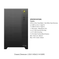 ARMAGGEDDON TESSARAXX APEX 13 AIR  PC CASE. 