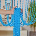 Window Door Curtain Beaded String Curtain Solid Color *2M Beaded Door Curtain Tassel Tassel Window Curtain Home Decor. 
