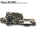 USB Charger Dock Connector Charging Port Board Microphone Flex Cable For Xiaomi POCO X3 NFC Global Version / Poco X3 Pro. 