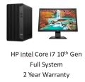 Desktop USA imported intel Core i7 10th Gen /DDR4 8GB Ram/ SSD Super Fast Disk 1TB HDD/ LED 19 inch Monitor / WI-FI/ Full Set /2 year warranty. 