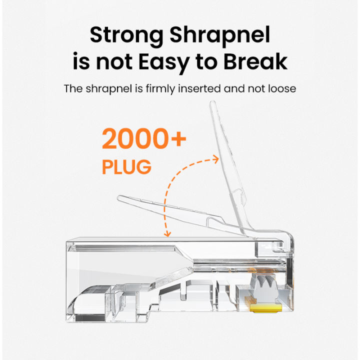 UGREEN%20RJ45%20Connector%2050pcs%20100pcs%20CAT6%20RJ45%20Gold-plated%20Ethernet%20Cable%20Crimp%20Connectors%20for%20UTP%20Network%20Cable%20-%20Image%207