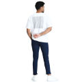 Moose Slim Fit Navy Blue Chino Pants for Men. 