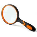 10X Magnifier Glass Lens Handheld Rubber Portable Handle High Magnifying Glass for Reading Newspaper Jewelry Eye Loupe Glass. 