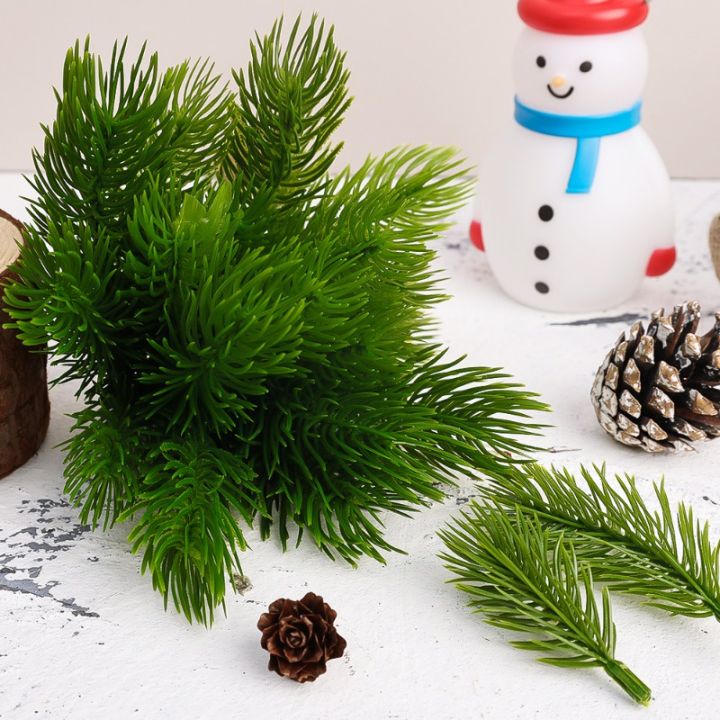 10pcs%20Artificial%20Pine%20Needle%20Plants%20Plastic%20Christmas%20Tree%20DIY%20Green%20Snow%20Pine%20Branches%20for%20Wedding%20Home%20Decor%20Flower%20Wreath%20Wholesale%20-%20Image%208