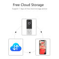 Wireless Video Doorbell 1080P Visual Real-time Intercom Wi-Fi Video Bell PIR Detection Night Vision 2-Way Talk Home Security Camera with 166° Viewing Angle Smart Door Bell Supports Cloud Storage. 