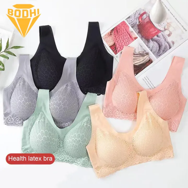 Soft Sports Bra Comfortable Lace Sports Bra with Detachable Pads Breathable Supportive Underwear for Active Women No Wire Daily Bra Women Sports Bra