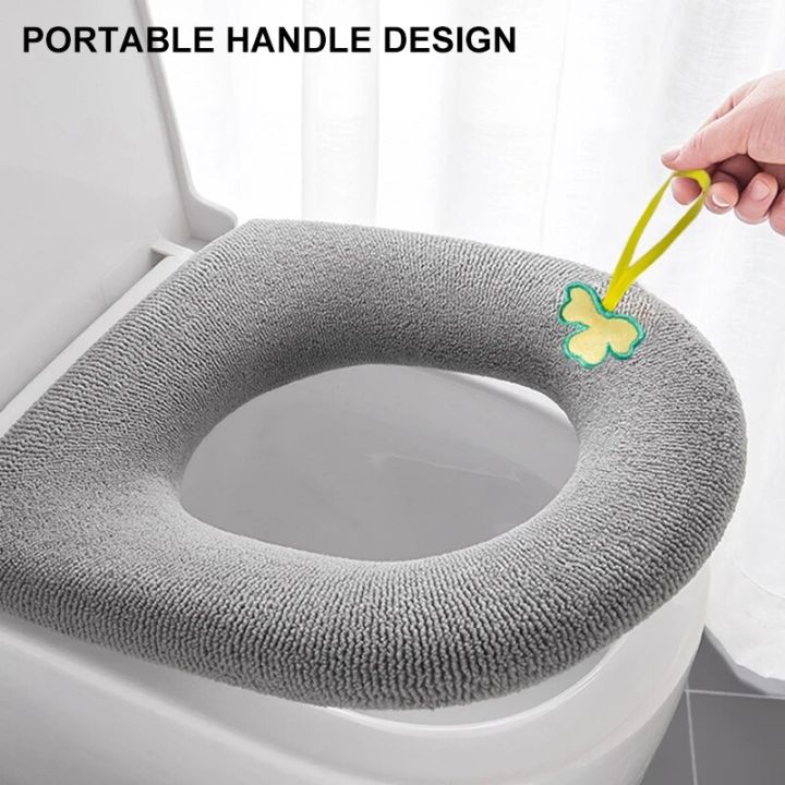 Winter%20Warm%20Toilet%20Seat%20Cover%20Closestool%20Mat%20Washable%20O-shape%20Pad%20Bathroom%20Accessories%20Knitting%20Pure%20Color%20Soft%20Bidet%20Cover%20-%20Image%202