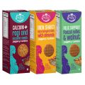 Early Foods - Pack of 3 Pregnancy Biscuits - Millet Biscuits | Sugarfree Biscuits - (Ragi Sesame, Foxtail Walnut & Bajra Barnyard Cookies) (FROM INDIA) SAB. 