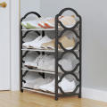 Simple Four Layer Lace Shoe Rack Dustproof Storage Rack At The Entrance Multi-layer Shoe Cabinet Storage Rack Space Saving And Multifunctional. 