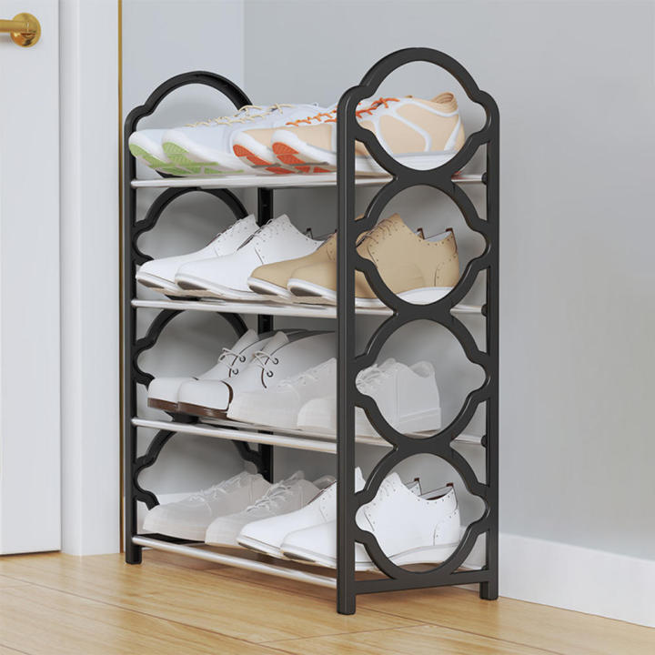41.5%20*%20.5%20*%2054.5cm%20Shoe%20storage%20rack%20Stylish%20and%20elegant%20PP+Steel%20pipe%20Black/White/Pink%20Dustproof%20shoe%20hanger%20Multi-layer%20shoe%20cabinet%20for%20Home%20organization%20Apartment%20entryway%20Small%20spaces%20Shoe%20lovers%20-%20Image%206