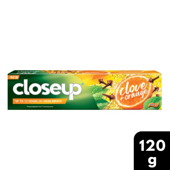 Closeup Naturals Clove and Orange Toothpaste, 120g