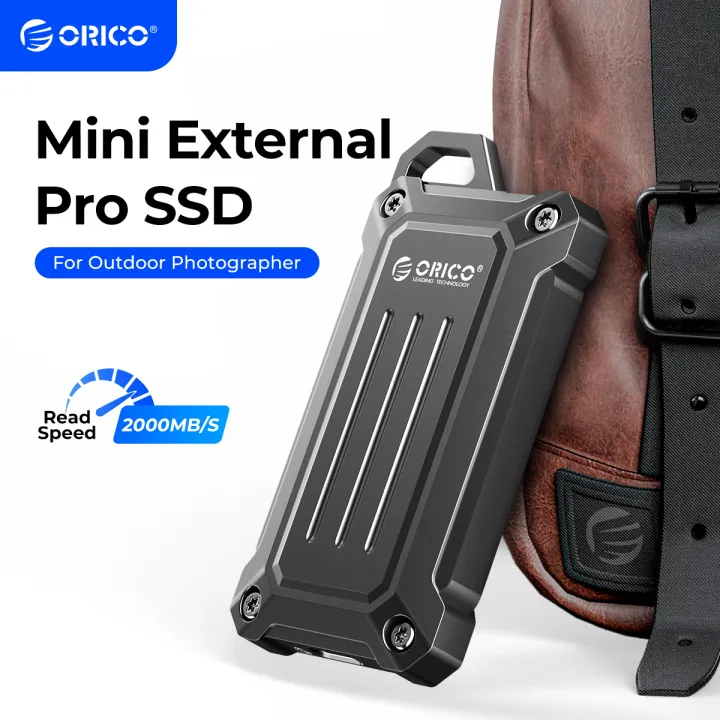 ORICO Mini Portable SSD 20Gbps External Solid State Drive USB3.2 Gen2 2TB 1TB Type- C PSSD for Outdoor Workers Photographer