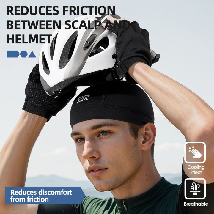 3Pcs%20Ice%20Silk%20Cycling%20Skull%20Cap%20-%20Motorcycle%20Breathable%20Sports%20Helmet%20Liner%20Sweat-Wicking%20cooling%20cap%20for%20Men%20Women%20Under%20Helmet%20-%20Image%203