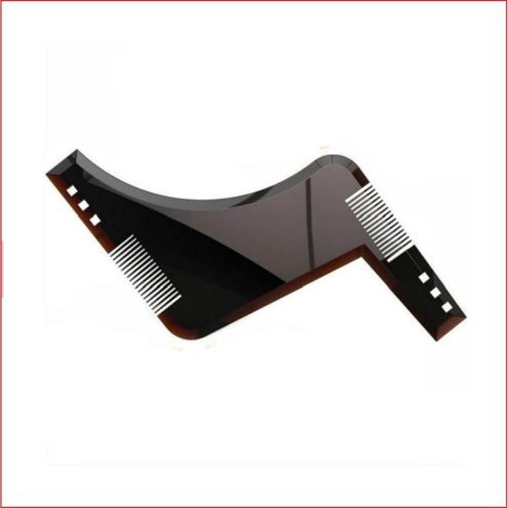 High Quality Beard Shaping Styling Template Tool ABS Comb for Hair Beard Trim Template