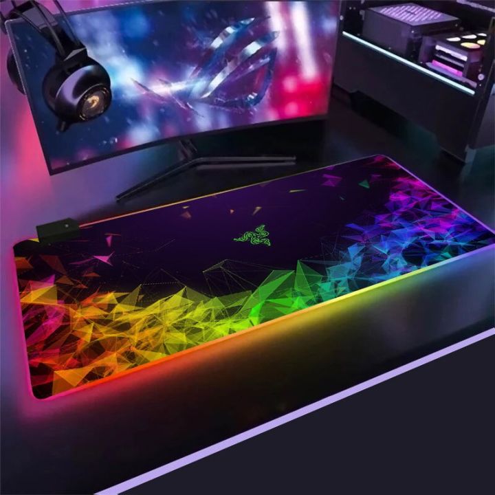 Rubber%20Accessories%20Backlit%20Razer%20Mouse%20Rgb%20Pad%20Mat%20With%20Mousepad%20900X400%20Gaming%20Carpet%20Computer%20Gamer%20Desk%20Large%20Play(Rgb%20Razer18_35X60)%20-%20Image%208