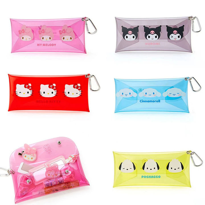 Sanrio%20Kuromi%20Hello%20Kitty%20Purin%20Dog%20Pencil%20Case%20Cartoon%20Transparent%20Water%20Proof%20Storage%20Bag%20Bags%20Pendant%20Student%20Stationery%20Box%20-%20Image%207