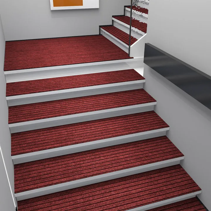 Polyester Cuttable Cuttable Duplex Step Carpet Soundproof Soundproof Stair Carpet ...