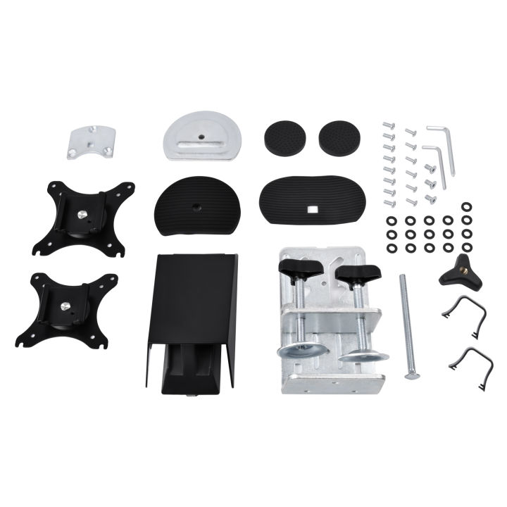 SilverStone%20ARM21B%20gas%20spring%20swing%20dual%20monitor%20mount%20-%20Image%204