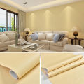 Vinyl Matte White Wallpapers Solid Color Contact Paper Self-Adhesive Wall Sticker Furnitures Covering Home Decor Walll in Rolls. 