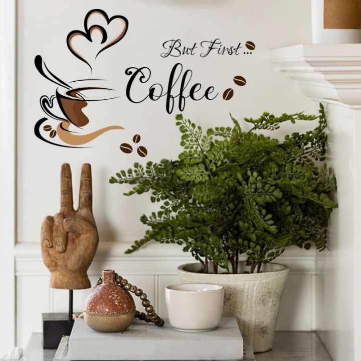 Self-adhesive%20Coffee%20Cup%20Pattern%20Wall%20Stickers/Removable%20Coffee%20Tea%20Sign%20Wall%20Art%20Decals%20-%20Image%204
