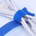 T-type Cable Tie Reusable Cord Cable Organizer Cable Straps Hook and Loop Strip Wire Organizer. 