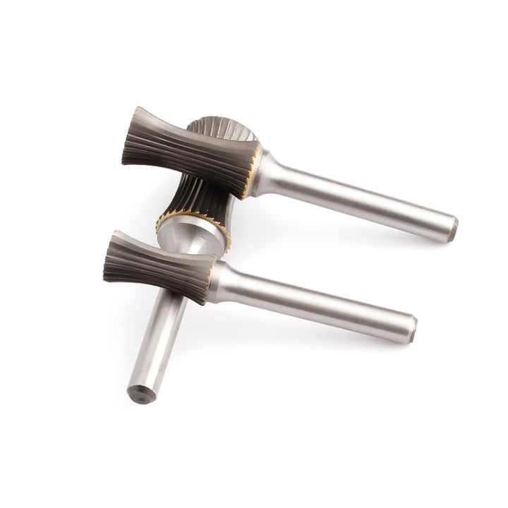 【StyleVoyager】Concave Curved Boring Tool Tungsten Steel Milling Cutter Carbide Wood Carving Head Metal Rotating File U-type
