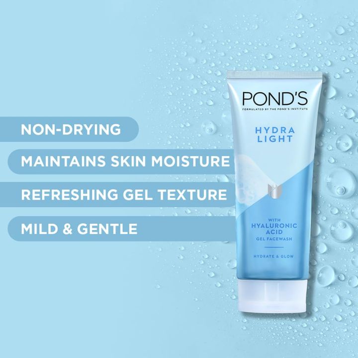 POND'S%20Hydra%20Light%20hyaluronic%20acid%20hydrating%20gel%20facewash%20hydrate%20and%20glow%20100g%20FROM%20INDIA%20(SAM)%20-%20Image%204