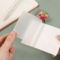 Waterproof Memo Pad Stationery Waterproof Memo Pad Sticky Note Clear Notepad Transparent Sticky Notes. 