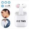 OriginaI i12 Airpods TWS Full Set with Box - True Wireless Bluetooth Headset 5.0 Touch Control Earbuds for Android and iOS Mobile Phones 143368192 High-Five LK. 