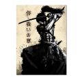 wall art Japanese Samurai Canvas Painting Wall Art Character Posters And Prints Home Decorating Picture For Living Room Bedroom Aesthetic. 