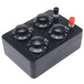 0-9999 Ohm Simple Resistance Box Precision Variable Decade Resistor Teaching Instrument. 