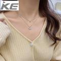 2021 Trend Simple Silver Color Necklace for Women Elegant Clavicle Chain Necklace Casual Jewelry Collier Femme Whole. 