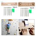 Rock Climbing Training Board Pull for Grip Strength Indoor Exercise. 