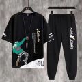 13 Junior and Senior High School Students Short Sleeve T T-shirt 12-15 Year-Old Boy Handsome Summer Clothes 14 Teenagers Teen Men's Clothing Suit 16. 