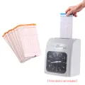 90pcs/ Pack Time Cards Timecards Monthly 2-sided 18 * 8.4cm for Employee Attendance Time Clock Recorder. 