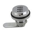 Mail Box lock-2 x 3-Digit Combination Camlock-silver. 