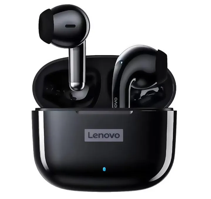 Lenovo LP40 Pro Wireless Earbuds Bluetooth 5.1, Headphones in-Ear, 25H Playtime USB-C Fast Charge, Wireless Earphones Deep Bass, Touch Control IPX5 Waterproof, Sport Wireless Headphones